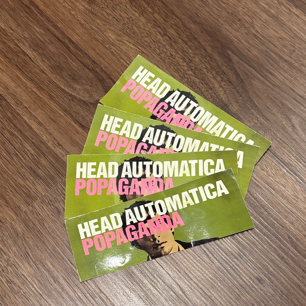 Bundle- 4 Head Automatica Popaganda Stickers